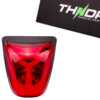 Achterlichtunit compleet met unieke LED tubing in rood glas | Vespa Primavera / Sprint