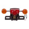 Achterlichtunit met richtingaanwijzers (oranje / wit) | Div. China Retro scooters