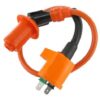 High performance / A-kwaliteit universele bobine met betere vonk voor meeste 2T / 4T modellen incl. bougiedop | China GY6 4T - Peugeot Vivacity - Kymco DJ / Agility 4T - Sym 4T