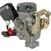 A-kwaliteit carburateur geschikt voor alle Chinese 4T scooters met GY6 50cc-motorblok | O.a. div. Chinese retro scooters / Kymco / IVA Roma / Venice - BTC Grande Retro / Grande Retro Old / Grande Retro Old Luxe / Grande Retro GT2 / Grande Retro New Luxe - Turbho RG-50 / RS-50 - VOM Bella - AGM Retro - Benelli - Berini Milano GX - Boatian - Santini Firenze - Sym Cello / Allo - LaSouris Trendy / Futuro / Retro - Div. Chinese LX-imitatie scooters | IVA Lux - BTC Riva 1 - Turbho RL-50 / RL50S - VOM Venice - AGM VX - Benelli - Berini Napoli - Boatian - Santini Capri - LaSouris Vespelini