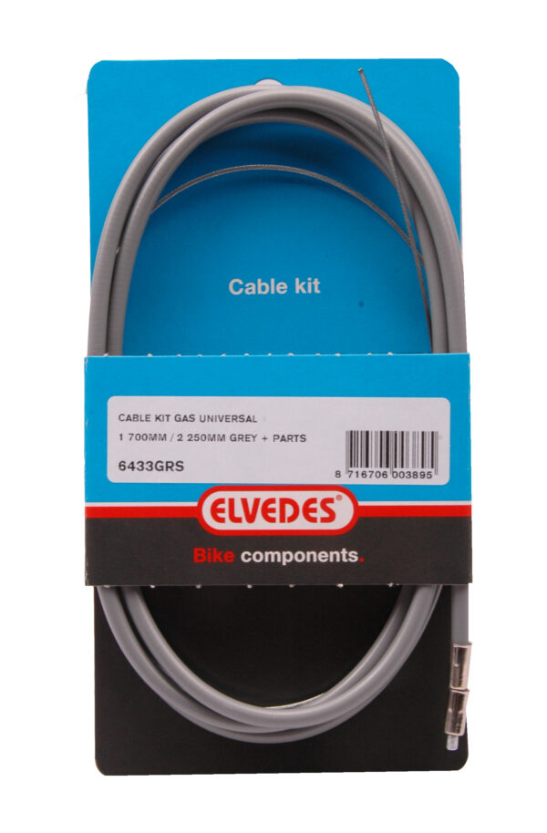 Complete kabel universeel voor gas (o.a. bromfiets / scooter) / 19-draads / diameter 1