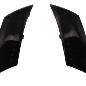 Richtingaanwijzer / knipperlicht set achterzijde LED in zwart / smoke / getint | Piaggio Zip