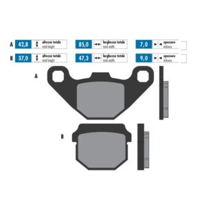 Model Newfren FD0085 | CPI HUSSAR 2001-2002 VOOR - POPCORN 2002 VOOR - E-TON VIPER 50-80 2003-2006 ACHTER - KAWASAKI AR50 1981 VOOR - KEEWAY 2006 VOOR - PEUGEOT HENG-TONG SPEEDFIGHT 1997 VOOR - BUXY 1994 VOOR - SQUAB 1996 VOOR - TKR 1997 VOOR - PGO BIG MAX 2003 VOOR - COMET 1991 VOOR - GALAXI 1992 VOOR - SUZUKI ADDRESS 1992 VOOR - TGB 309 RS 2000 VOOR - 309 RACING 2005 VOOR - 507 2005 VOOR -203 2002 VOOR - 303 R 1999 VOOR - AKROS 1999 VOOR - PEUGEOT VIVACITY 2T