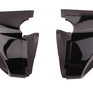 Covers voor stuur-/lichtschakelaar bevestiging links + rechts in glans zwart (stylingkit / -set) | Vespa Primavera / Sprint