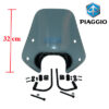 Laag smoke windscherm compleet met montageset | Piaggio Zip