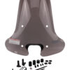 Hoog getint windscherm compleet met zwarte beugels / montageset | Piaggio Zip / Zip SP / Zip 2000 / Zip 4T