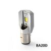 LED koplamp lamp BA20D 6-80V 6W*2 6000K 800LM