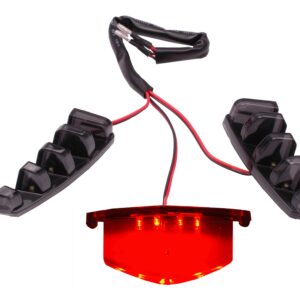 Rode LED-verlichtingset 3-delig voor in voorkap (alleen SP-neus) | Piaggio Zip SP