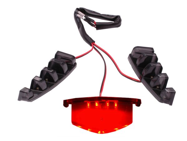 Rode LED-verlichtingset 3-delig voor in voorkap (alleen SP-neus) | Piaggio Zip SP