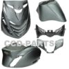 Piaggio zip SP 2000 kappenset Mat grijs titanium