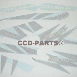 Sticker set zig zag carbon Gilera Runner SP PRO 50cc 125cc 180cc 200cc