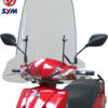 Groot windscherm voor SYM Orbit / mask III 50 en 125.