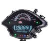 Toerenteller / tacho / snelheidsmeter / KM-teller zwart zoals 1D001501R / 1D001496R | Vespa Sprint 4T 3V E4 / Sprint 4T 3V E5 / Primavera 4T 3V E4 / Primavera 4T 3V E5