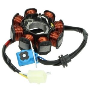 Stator voor Sym Fiddle-II / Fiddle 2 - Fiddle-III / Fiddle 3 - Mio - Cello - Allo - Orbit-I / Orbit 1 - Orbit-II / Orbit 2 - Jet 4 - Tonik - Symphony - Symphony SR / ST - X-Pro / Peugeot Speedfight 3 4T / Ludix 4T / Vivacity 3 4T