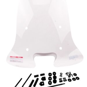 Hoog helder windscherm compleet met beugels / montageset | Piaggio New Fly ('13-)