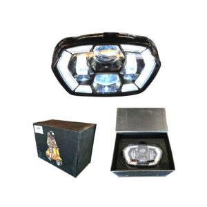 Custom LED - koplamp projector v2 Aplus passend op vespa sprint