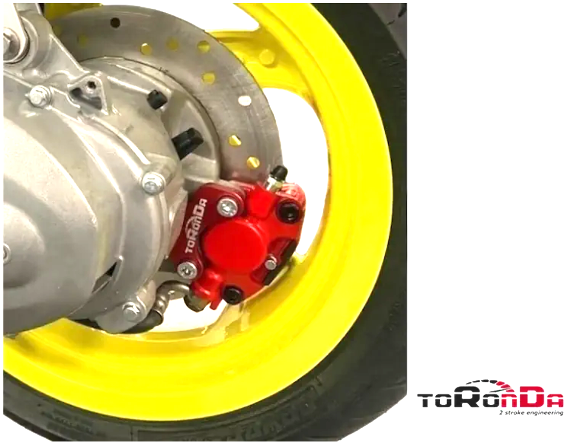 Bracket Rear Brake Caliper for Runner 125 – 180  black - Afbeelding 4