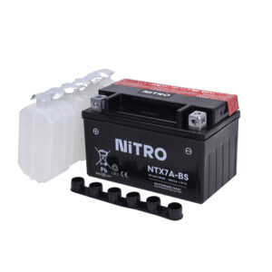 Accu Nitro ntx7a-bs ytx7a-bs peugeot-4t, sco kymco 4t, sco china 4t, sco sym 4t