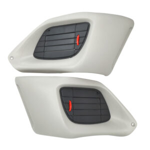 Radiateurkap set + rooster grijs Gilera Runner 50CC 125CC 180CC 200CC