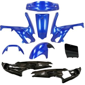 Plaatwerkset origineel model blauw/zwart 9-delig Gilera Runner 50cc 125cc 180cc