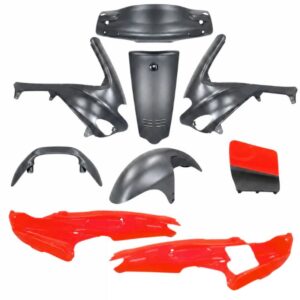 Plaatwerkset origineel model opaco/fluo rosso 9-delig Gilera Runner 50cc 125cc 180cc